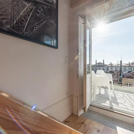 דירה Sa De Noronha Mezzanine W Terrace פורטו
